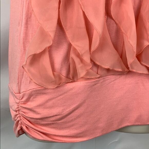 Kenar Pink Sleeveless Ruffle Tank Top - Picture 3 of 8
